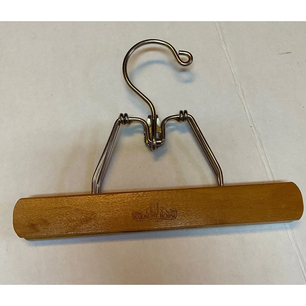 Vintage Skirt Slacks Pants Wooden Metal Swing Hook Hangers Mixed Lot of 11